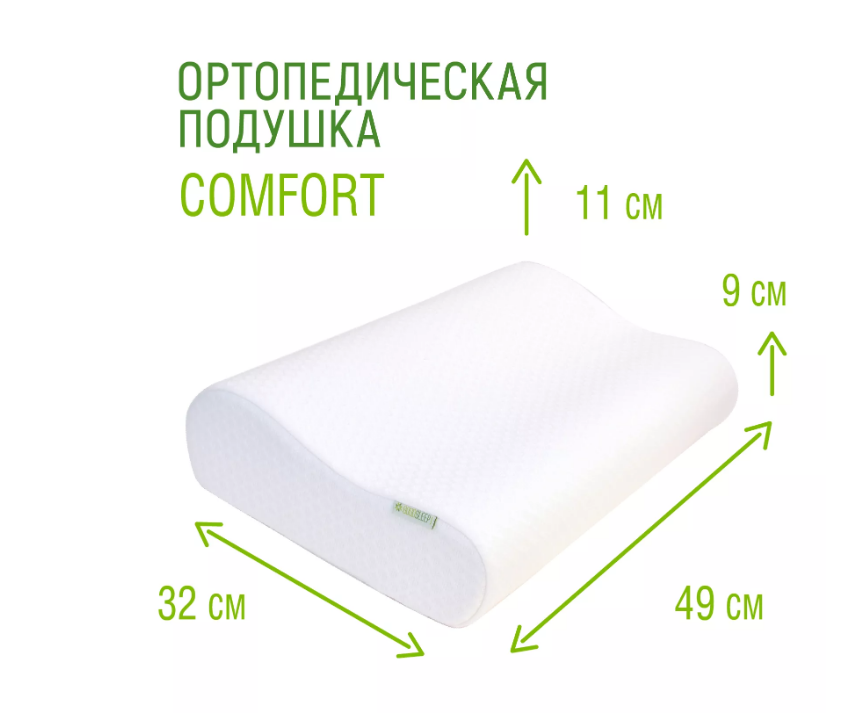 Подушка GOODSLEEP! Comfort ПВП201 с эффектом памяти купить в OrtoMir24
